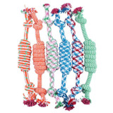 New Qualified Puppy Dog Pet Toy Cotton Braided Bone Rope Chew Knot New Random color Levert Dropship dig645
