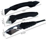 New Qualified Dropship 3Pcs Silicone Scraper Caulking Grouting Tool Sealant Finishing Cleaning Kit Set OC18