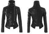new PU leather motorcycle jacket outerwear plus size stand collar outerwear free shipping xl