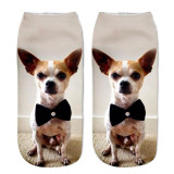New Print 3D Kawaii girl Women socks New Unisex Cute Harajuku Unicorn Animal Ankle socks female Printed Slipper socks Wholesale