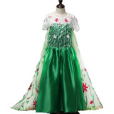 New Princess dresses for girls Cosplay Elsa Dress Snow Queen Fever Anna Costume Birthday Party Dress Children Clothing For Kids