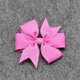 New Popular Children Hair Clip Hair accessories Headwear Baby Ribbon Bow Cute Girls Hairpins