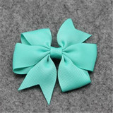 New Popular Children Hair Clip Hair accessories Headwear Baby Ribbon Bow Cute Girls Hairpins