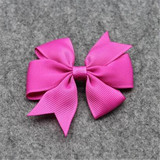 New Popular Children Hair Clip Hair accessories Headwear Baby Ribbon Bow Cute Girls Hairpins