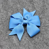 New Popular Children Hair Clip Hair accessories Headwear Baby Ribbon Bow Cute Girls Hairpins