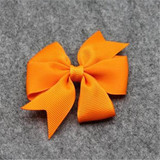 New Popular Children Hair Clip Hair accessories Headwear Baby Ribbon Bow Cute Girls Hairpins