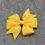 New Popular Children Hair Clip Hair accessories Headwear Baby Ribbon Bow Cute Girls Hairpins