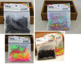 New Popular Rubber Hairband Rope Ponytail Holder Elastic Hair Band Ties Braids