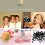 New Popular Rubber Hairband Rope Ponytail Holder Elastic Hair Band Ties Braids
