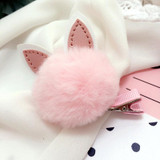 New pom poms ball Rabbit ears hairbands hairpins Lovely Girls hair accessories PU hair bands hoop kids hair clips Fashion tiara