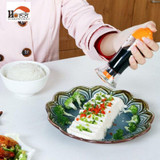 New plastic Sprayer oiler condiment bottle barbecue tools sauce vinegar oiler glass jar oil bottle kitchen tools Storage Bottles