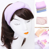 New Pink Spa Bath Shower Make Up Wash Face Cosmetic Headband Hair Band Accessories