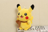 New Pikachu Plush Toy , 13CM Approx. Yellow Cat Plush Stuffed TOY DOLL ; Sucker Pendant Gift TOY BAG Wedding Bouquet Gift DOLL