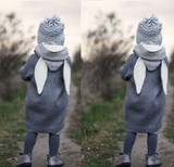 BKLD Kids Warm Jacket Outerwear &amp; Coat Children Clothing Cute Rabbit Ear Hooded Baby Girls Coat New Autumn Winter Baby Boys Coat