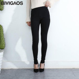 BIVIGAOS Women's Slanting Pocket Washed Jeans Leggings Pencil Pants Elastic Denim Leggings Skinny Jeans Jeggings Women Trousers BIVIGAOS Women's Slanting Pocket Washed Jeans Leggings Pencil Pants Elastic Denim Leggings Skinny Jeans Jeggings Women Trousers