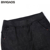 BIVIGAOS Women's Slanting Pocket Washed Jeans Leggings Pencil Pants Elastic Denim Leggings Skinny Jeans Jeggings Women Trousers BIVIGAOS Women's Slanting Pocket Washed Jeans Leggings Pencil Pants Elastic Denim Leggings Skinny Jeans Jeggings Women Trousers