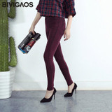 BIVIGAOS Womens Leggings Fashion Skinny Slim Thin High Elastic Waist Washed Jeans Jeggings Pencil Pants Denim Leggings For Women