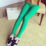 BIVIGAOS Fashion Multicolor High Elastic Woven Casual  Legging Fitness Clothing Slim Thin Skinny Leggings Pencil Pants For Women