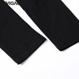 BIVIGAOS Fashion Multicolor High Elastic Woven Casual  Legging Fitness Clothing Slim Thin Skinny Leggings Pencil Pants For Women