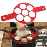 BIUBIUTUA Drop Shipping Nonstick Pancake Maker Egg Ring Maker Perfect Pancakes Easy Silicone Egg Pancake Mold Egg Tools