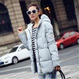 BINYUXD New Long Parkas Female Women Winter Coat Thickening Cotton Winter Jacket Womens Outwear Parkas Women Winter Outwear