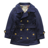 BINIDUCKLING 2017 Autumn Baby Girls Jacket For Girls Windbreaker Jacket Kids Girls Trench Coat Children Outerwear Clothes