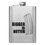 Bigger is Better 8 oz. Flask