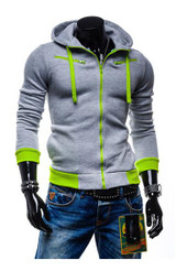 Hot Sale 2017 Autumn &amp; Winter Fashion Casual Slim Cardigan Hoodies Sweatshirt Outerwear Jackets Men Brand Solid Color Coat
