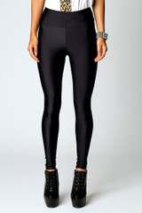 Hot Sale 2016 Women High Waist Stretch Skinny Shiny Spandex Leggings Pants Slim Fit Punk Disco Dance Leggings Pants Candy Color