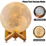Customized Personality 3D Printing Moon Lamp