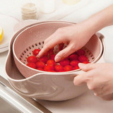 360 degree rotatable colander bowl