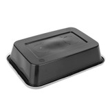 Hot Sale 10Pcs 450ML Black Disposable Food Container Snack Packing Boxes Microwaveable PP Lunch Bento Box