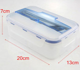 Hot Sale 1000ml Durable Food Container Eco-Friendly Portable Microwave Lunch Bento Box Lunchbox BPA Free