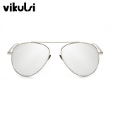 Hot Rays Aviator Sunglasses Women 2017 Mirror Driving Luxury Brand Sunglasses Points Sun Glasses Men Shades Lunette Femme Glases