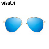 Hot Rays Aviator Sunglasses Women 2017 Mirror Driving Luxury Brand Sunglasses Points Sun Glasses Men Shades Lunette Femme Glases