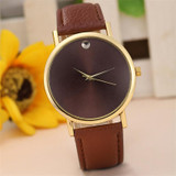 Hot Quartz Watch Simple Dress Retro Design Watch Casual Leather Watches Women Luxury Brand Wrist Watches Clock Relogios Feminino