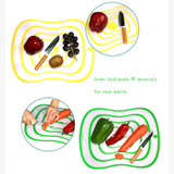 Hot Portable Plastic Chopping Block Non-slip Frosted Antibacteria Cutting Board Vegetable Meat Essential