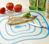 Hot Portable Plastic Chopping Block Non-slip Frosted Antibacteria Cutting Board Vegetable Meat Essential