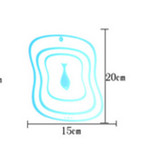 Hot Portable Plastic Chopping Block Non-slip Frosted Antibacteria Cutting Board Vegetable Meat Essential