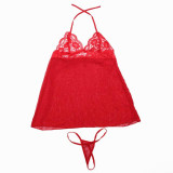 Hot Plus Size Women's Sexy Lingerie Lace Dress Underwear Babydoll Sleepwear+G-string