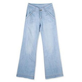 2017 New Wholesale Woman Wide Leg Washed Jeans Flare Pants Women Bell-bottom Trousers for Women Jeans Flare