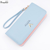 2017 New Wallet Women Long Zipper Ladies Purse Female Leather Wallets Brand Woman Purse Card Holder Clutch Portefeuille femme
