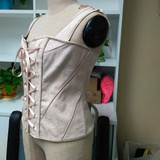 2017 New Vintage Victorian Steampunk Corset 14 Steel Bones Cotton Overbust Corset Waist Trainer Corsets and Bustiers Corselet