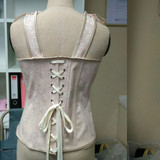 2017 New Vintage Victorian Steampunk Corset 14 Steel Bones Cotton Overbust Corset Waist Trainer Corsets and Bustiers Corselet