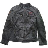 2017 New Vintage Men's Genuine Motorcycle Leather Jacket Punk Fashion Cowhide Bomber biker Men Winter Coats M-XXXXL