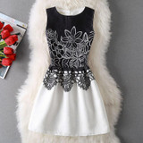2017 New Vestido De Festa Women Summer Casual Print Dress Vintage Sexy Party Vestidos Slim Plus Size Ladies Maxi Boho Clothing
