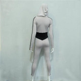Weekeep 2017 New Fitness rompers womens Jumpsuit Patchwork Hooded Combinaison Femme Jumpsuits Physical Tracksuit Playsuit