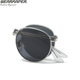 WEARKAPER Original Logo Women Men Polarized Sunglasses Driving Mirror Foldable Glasses oculos de sol Eyewear