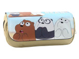 We Bare Bears Anime Purpose Cosmetic Bags Cases Stationery bags Zipper Student Pencil Case Bag/Office School Supplies