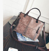 wax oil leather bag shoulder ladies hand bags women PU leather handbag sac 2017 woman bag handbags women famous brand sac a main